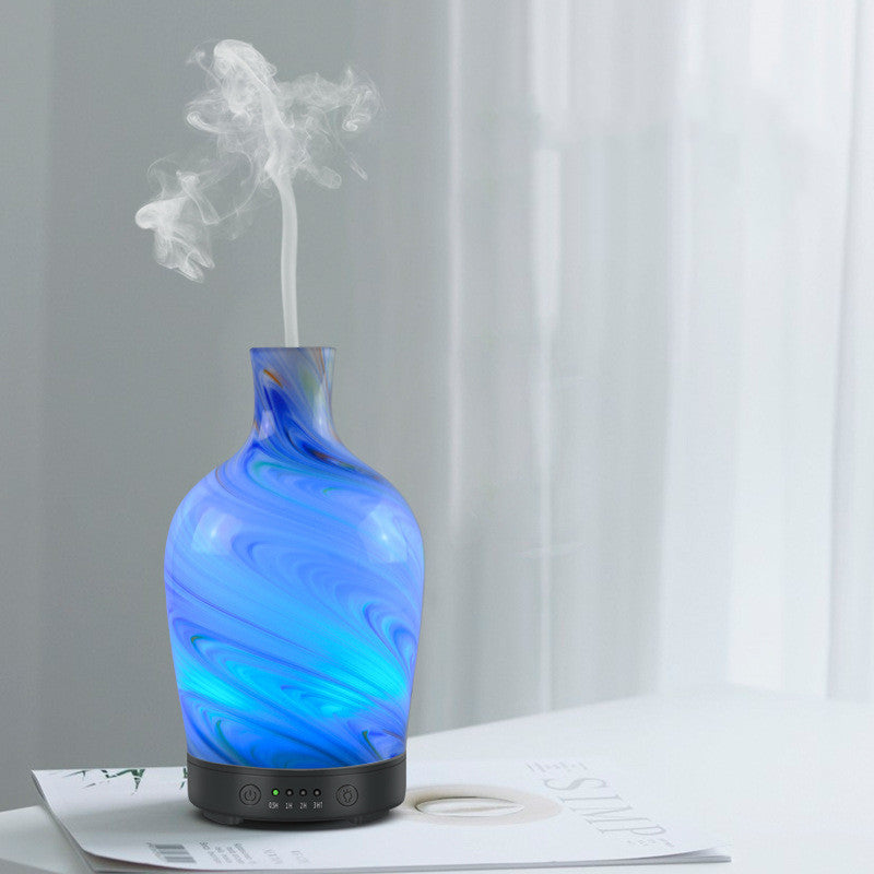 Vase-Shaped Glass Ultrasonic Aroma Diffuser & Humidifier