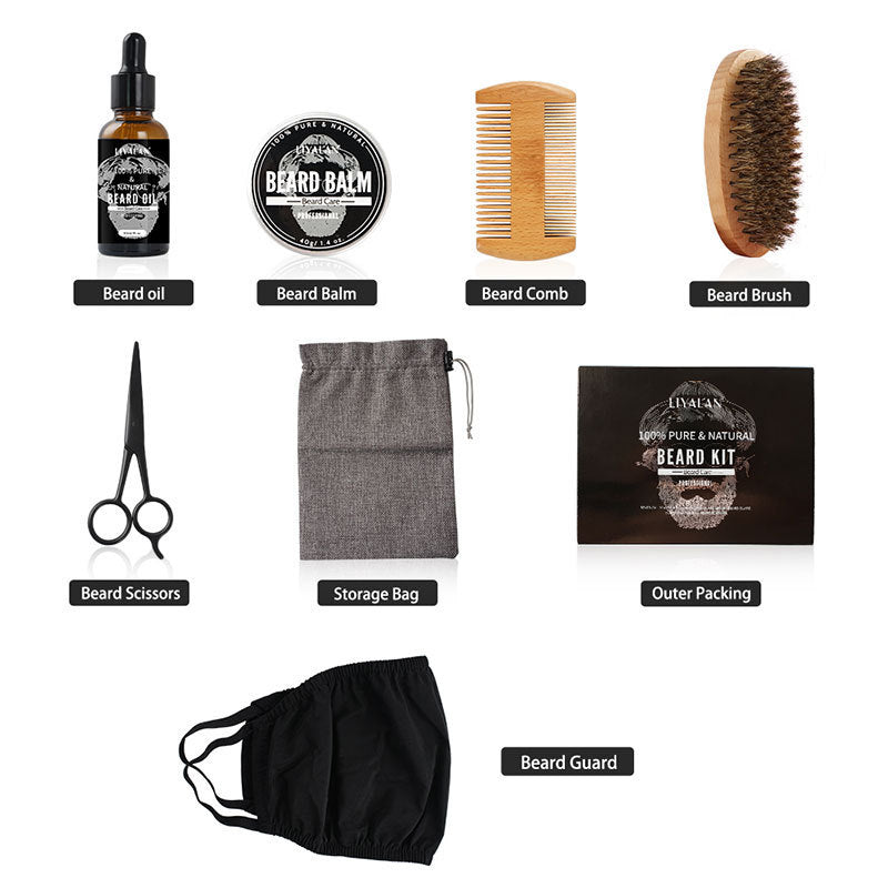 Ultimate Beard Growth Kit - Thicker & Fuller Grooming Set