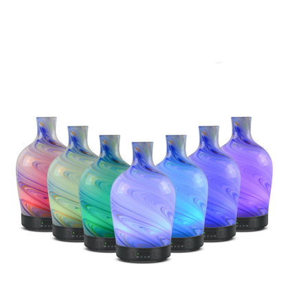 Vase-Shaped Glass Ultrasonic Aroma Diffuser & Humidifier